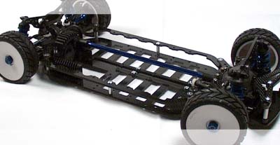 ASSOCIATED 31002 renforts chassis graphite TC4 